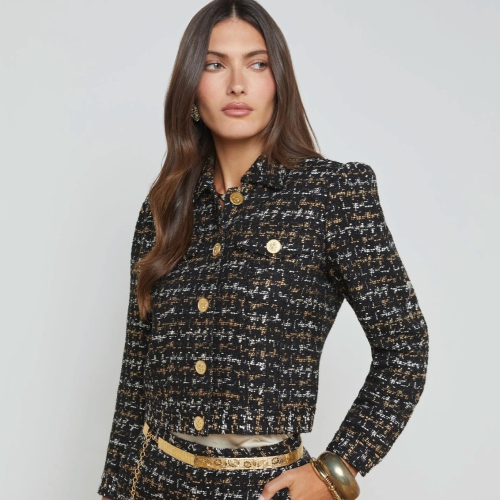 L'agence Kasey Tweed Jacket NWT!